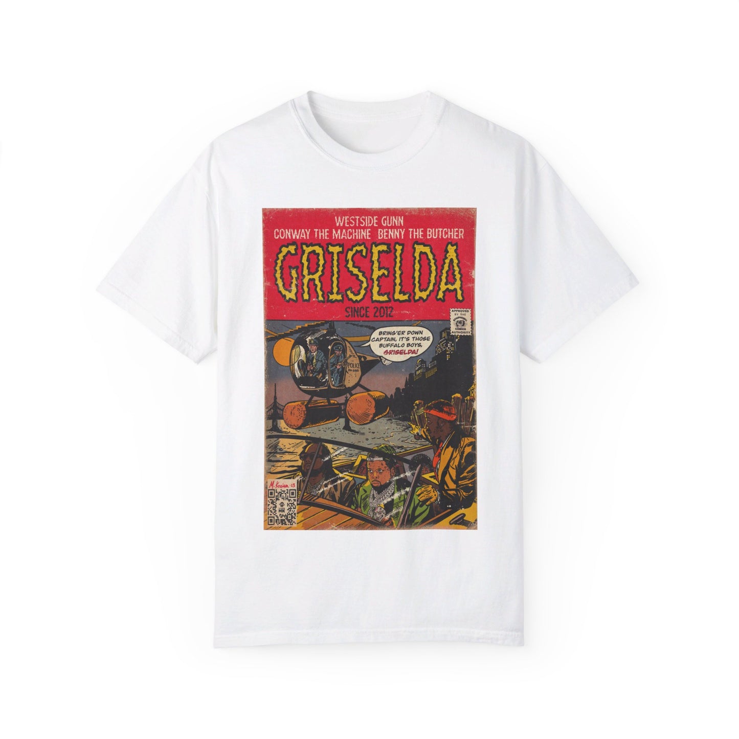 Griselda - Comic Book Art - Unisex Garment-Dyed T-shirt