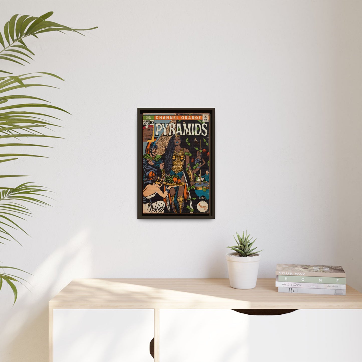 Frank Ocean - Pyramids - Gallery Canvas Wraps, Vertical Frame