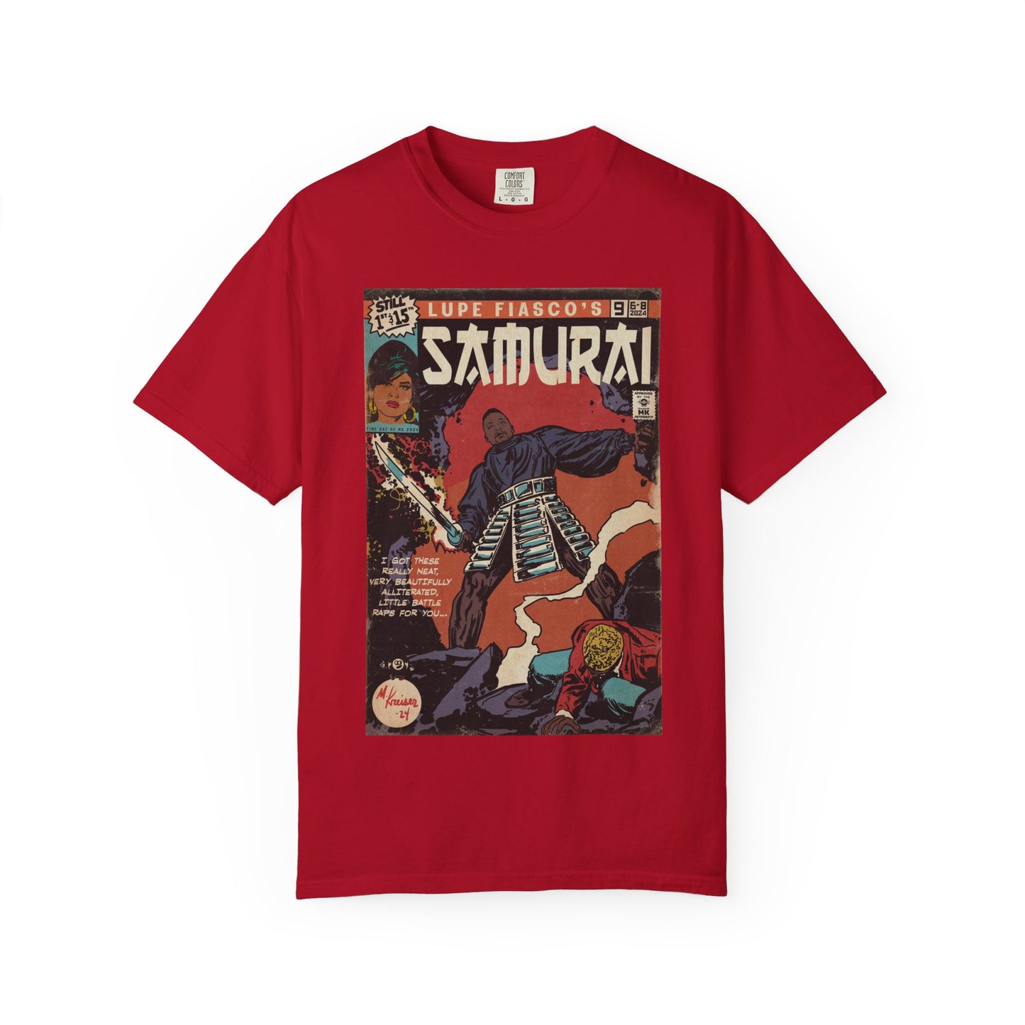 Lupe Fiasco - Samurai - Unisex Comfort Colors T-shirt