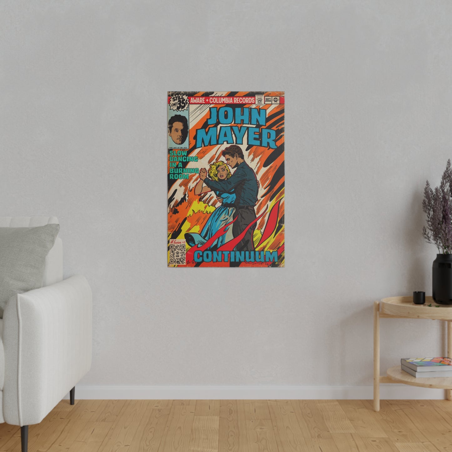 John Mayer - Slow Dancing in a Burning Room - Matte Canvas, Stretched, 0.75"