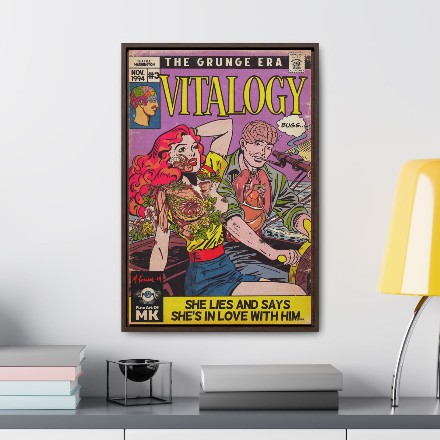 Vitalogy - Gallery Canvas Wraps, Vertical Frame