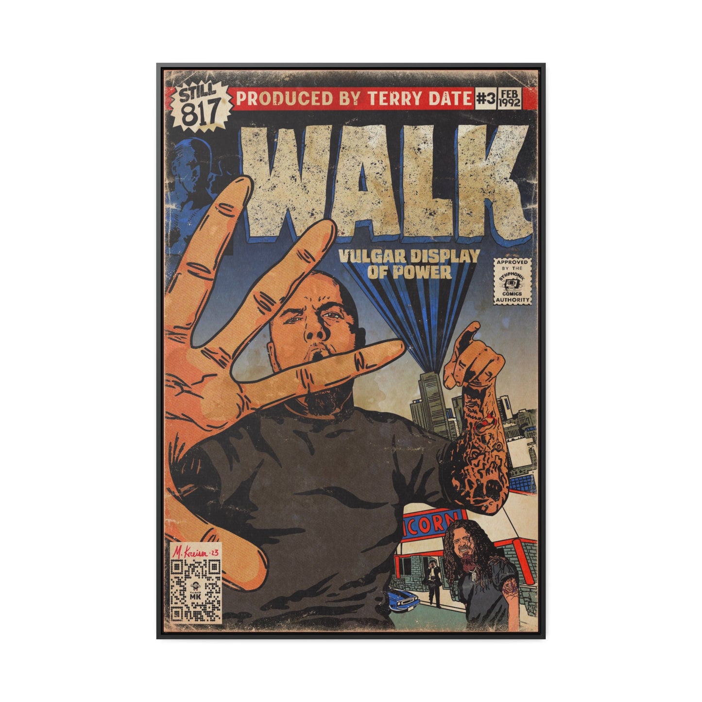 Pantera - Walk - Gallery Canvas Wraps, Vertical Frame