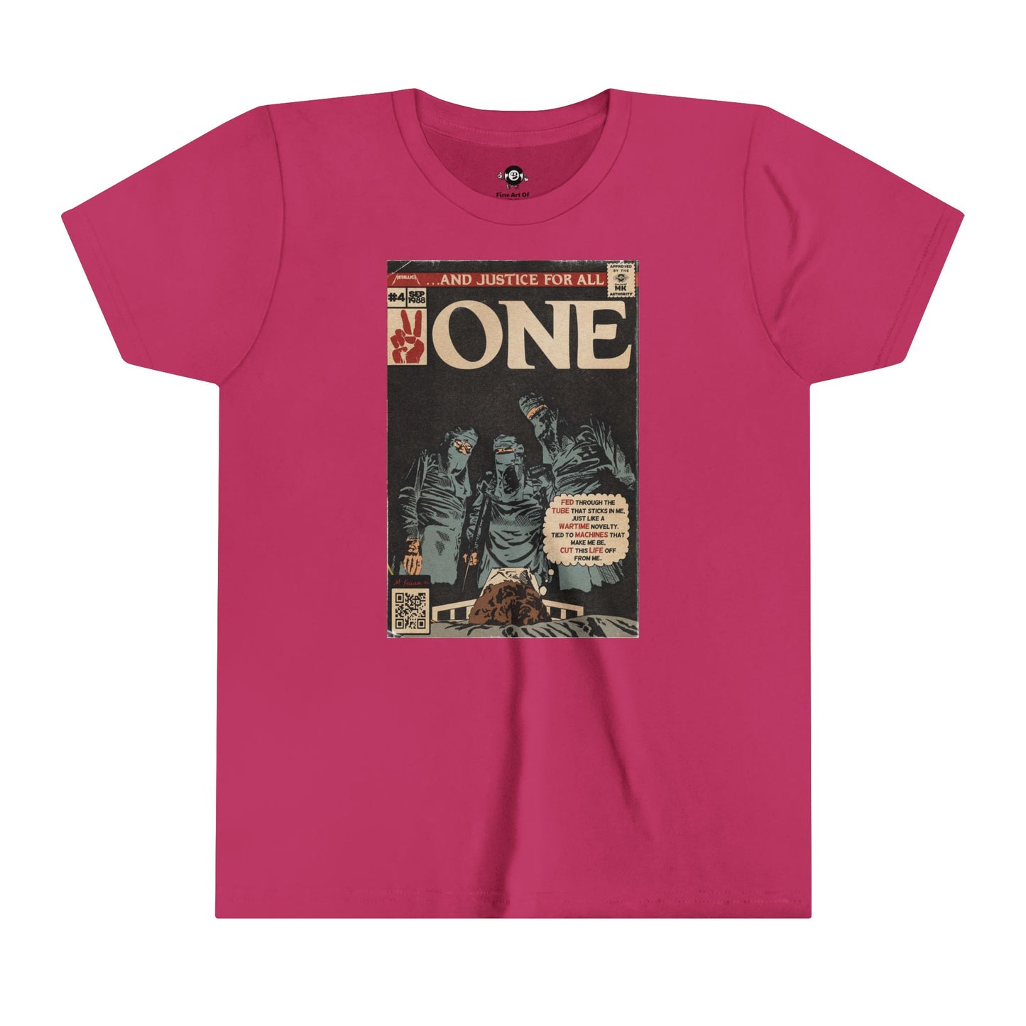 KIDS - Metallica- One - Youth Short Sleeve Tee
