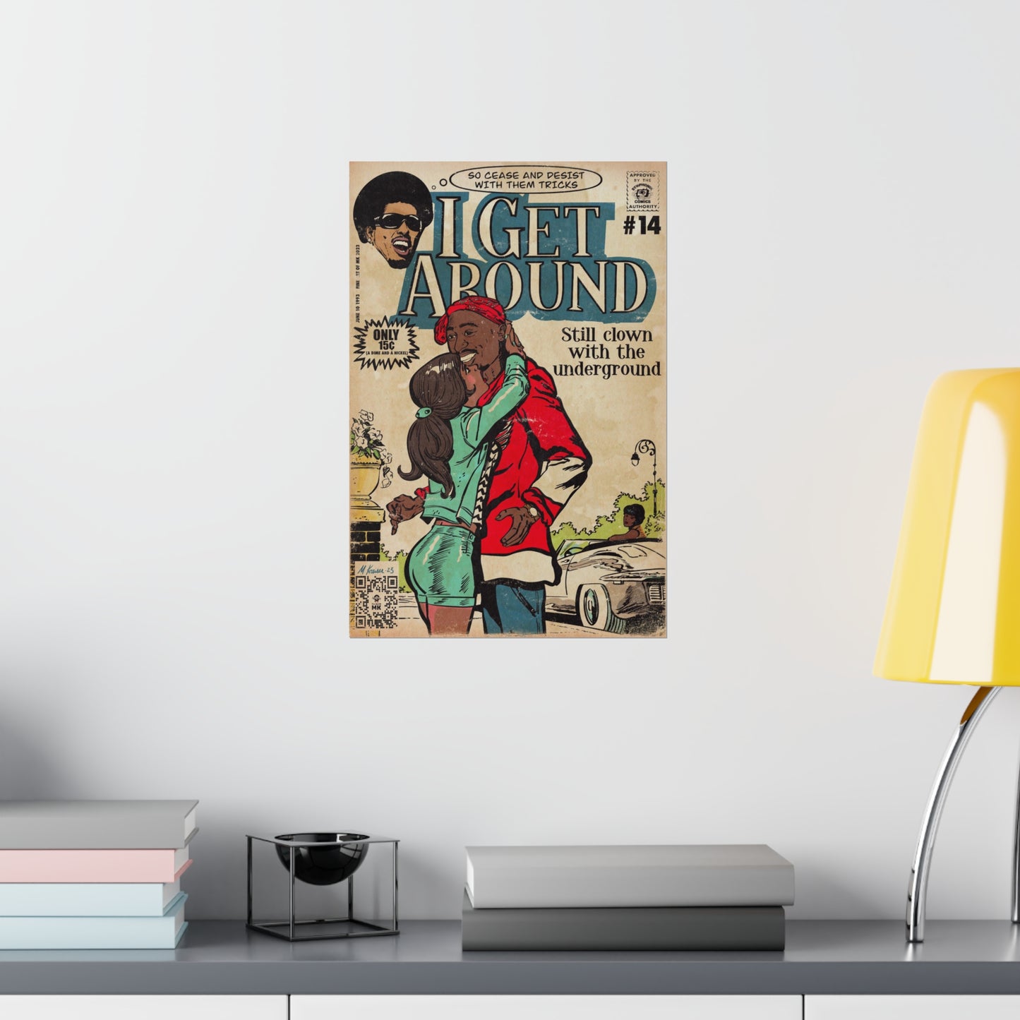I Get Around - Vertical Matte Poster