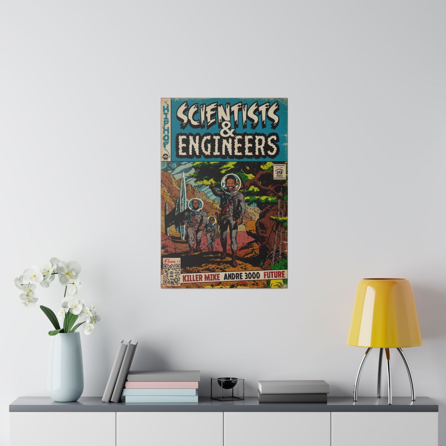 Killer Mike - Scientists & Engineers - Andre 3000 - Future - Matte Canvas, Stretched, 0.75"