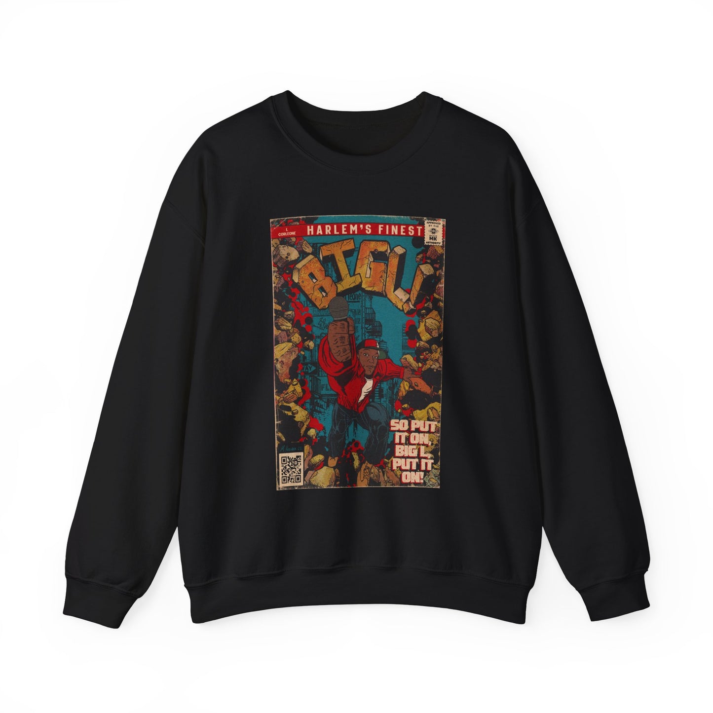 Big L - Put it on - Unisex Heavy Blend™ Crewneck Sweatshirt