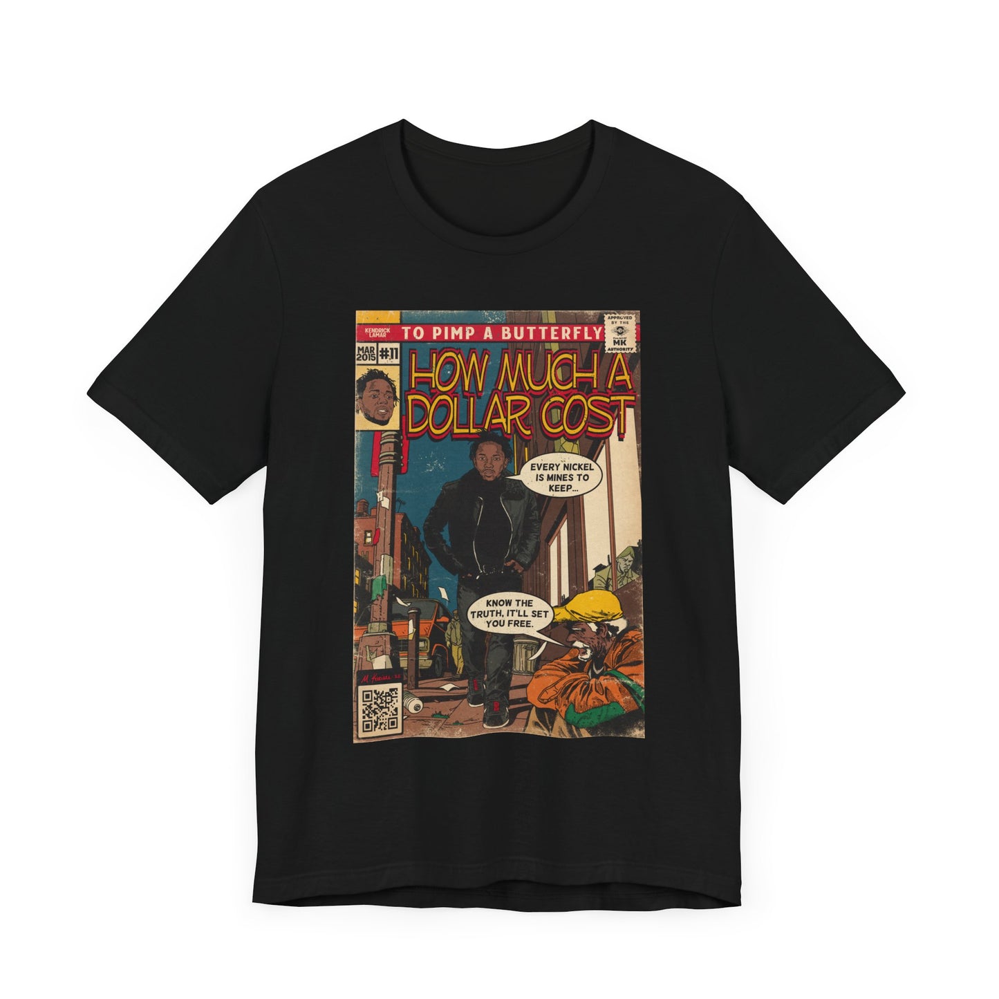 Kendrick Lamar - How Much A Dollar Cost - Unisex Jersey Short Sleeve Tee