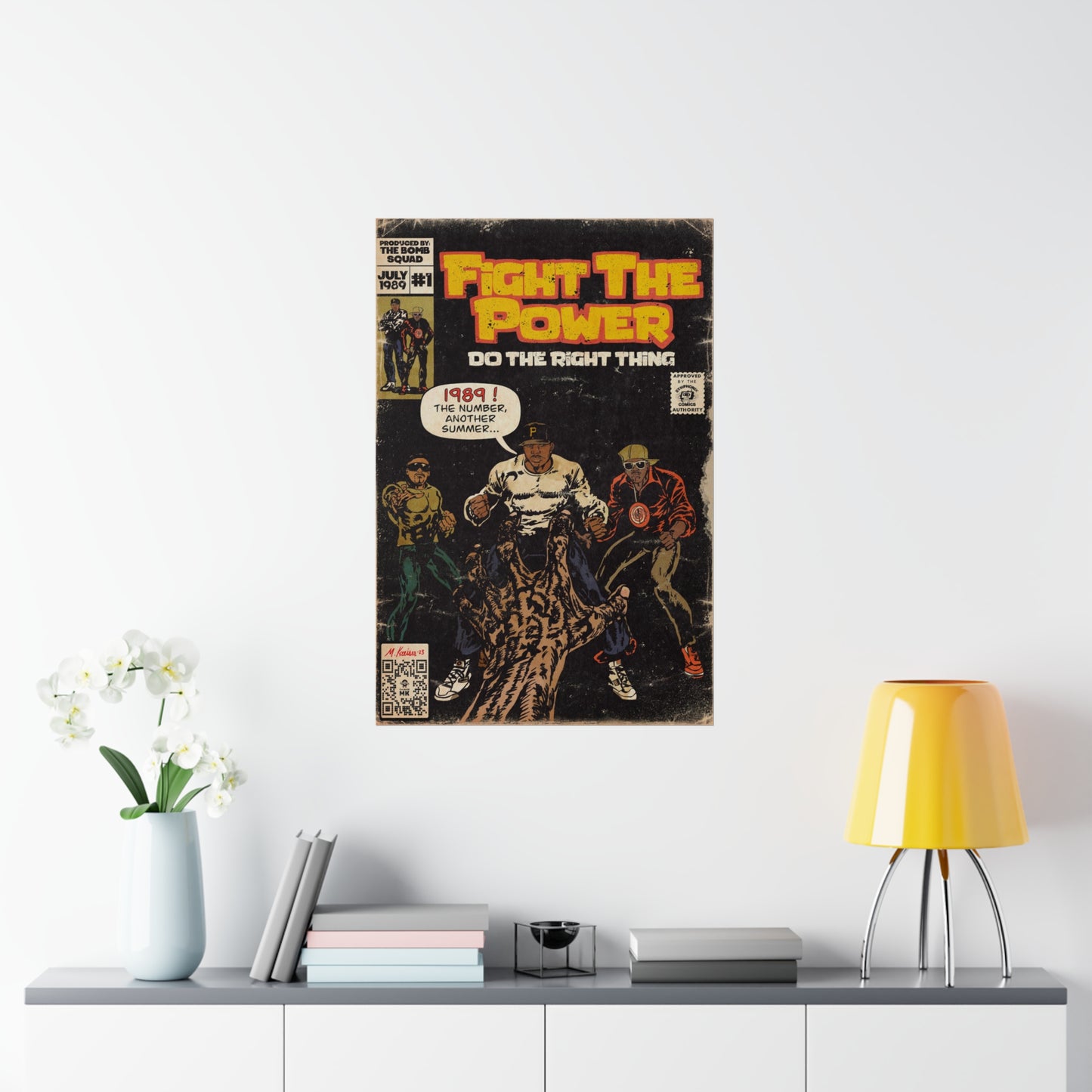Public Enemy - Fight The Power - Vertical Matte Poster
