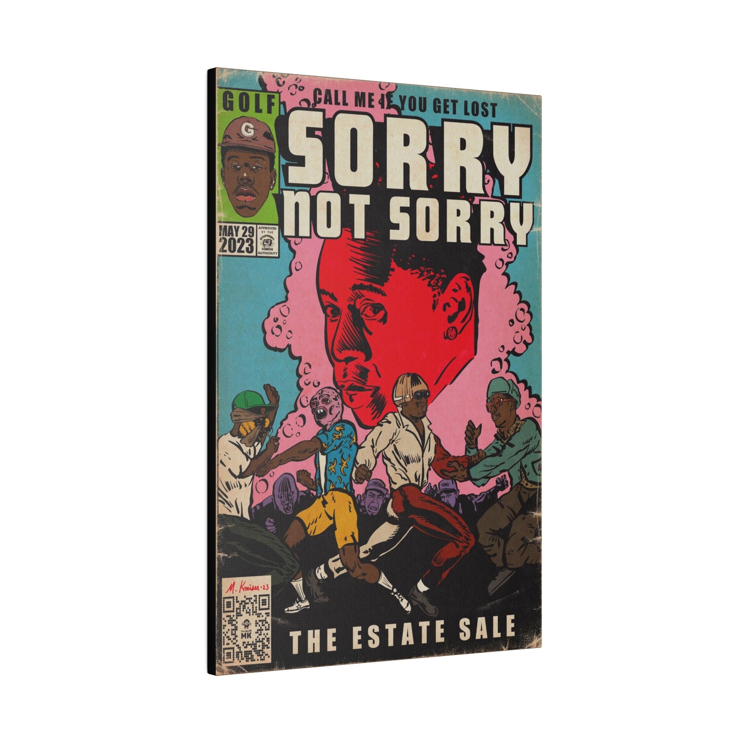 Tyler, The Creator - Sorry Not Sorry - Matte Canvas, Stretched, 0.75"