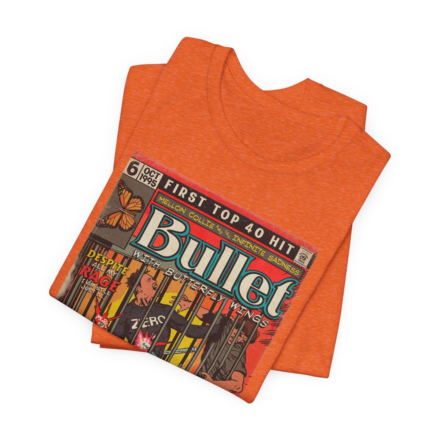 Bullet With Butterfly Wings - Unisex Jersey Short Sleeve Tee