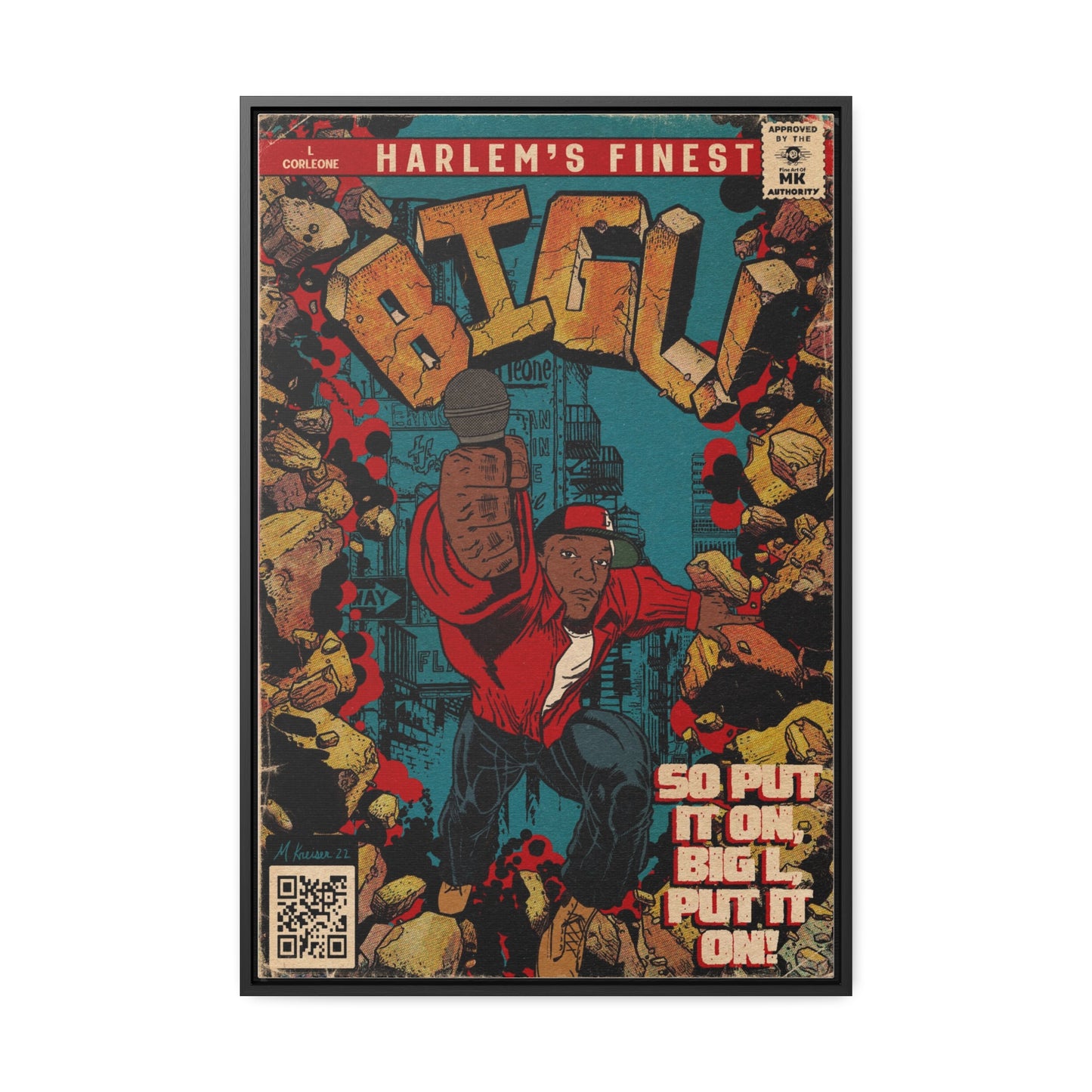 Big L - Put It On - Gallery Canvas Wraps, Vertical Frame