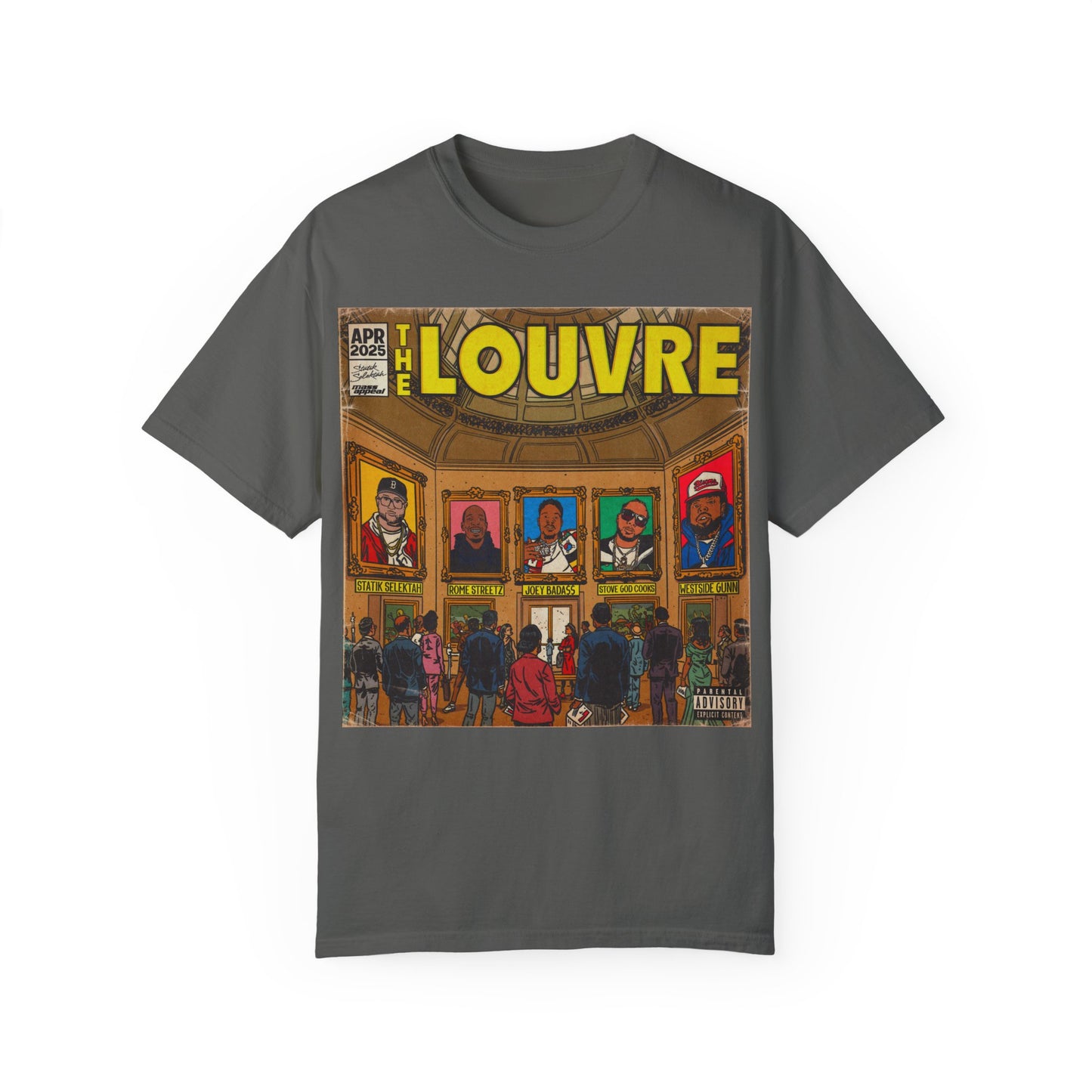 The Louvre - Statik Selektah & MK Collab - Unisex Comfort Colors T-shirt