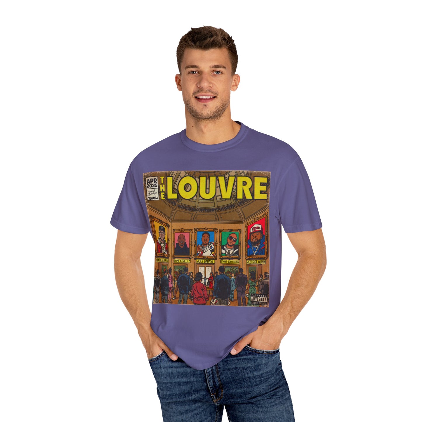 The Louvre - Statik Selektah & MK Collab - Unisex Comfort Colors T-shirt