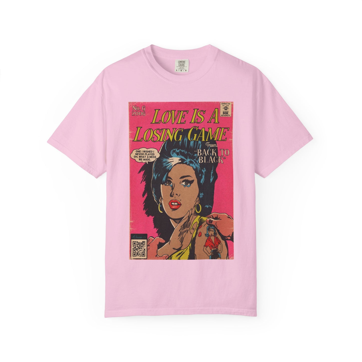 Amy Winehouse - Love is a Losing Game - Unisex Comfort Colors T-shirt