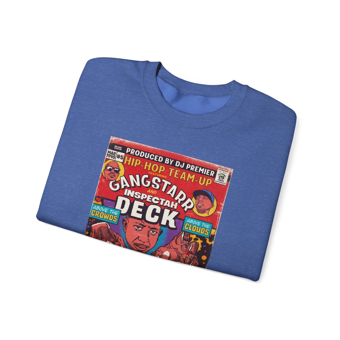 Gang Starr & Inspectah Deck - Above The Clouds - Unisex Heavy Blend™ Crewneck Sweatshirt