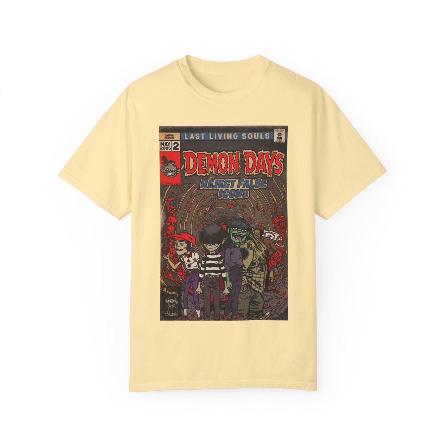 Demon Days - Unisex Garment-Dyed T-shirt