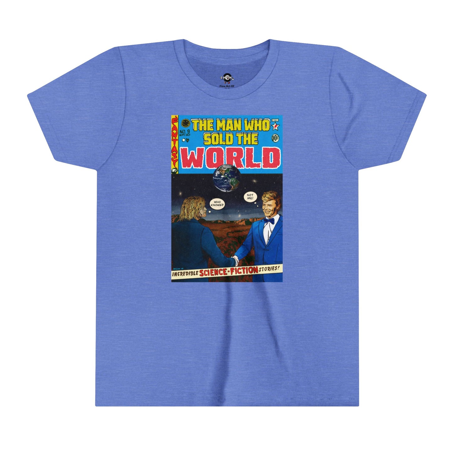KIDS - Cobain & Bowie - The Man Who Wold The World - Youth Short Sleeve Tee