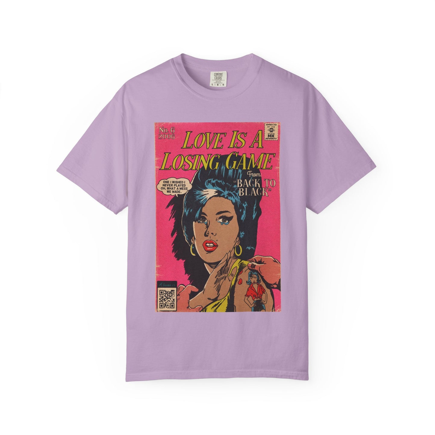 Amy Winehouse - Love is a Losing Game - Unisex Comfort Colors T-shirt