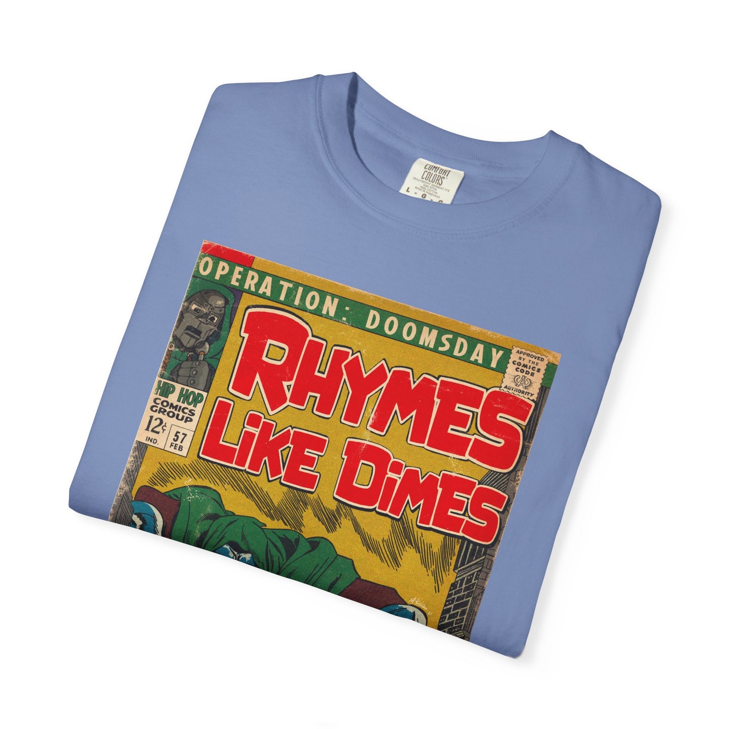 MF DOOM - Rhymes Like Dimes - Unisex Comfort Colors T-shirt