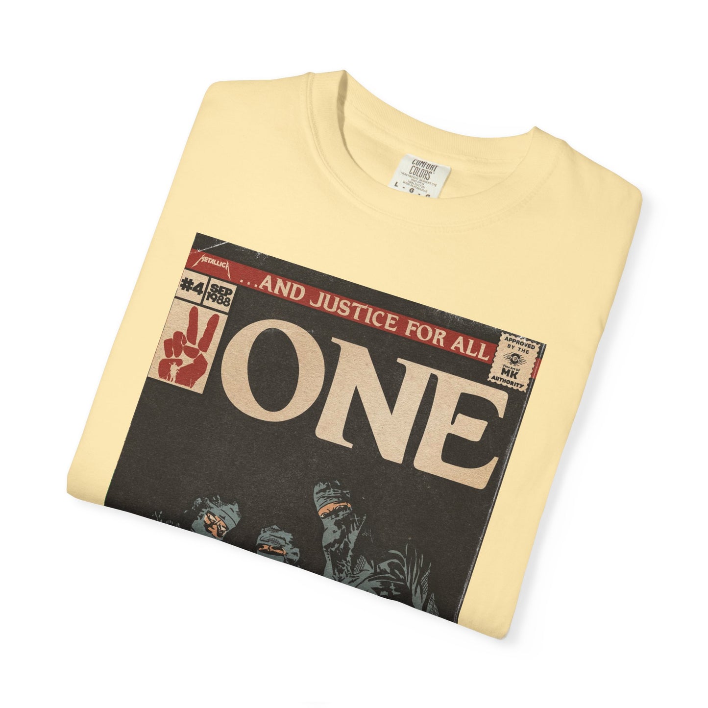 Metallica - One - Unisex Comfort Colors T-shirt