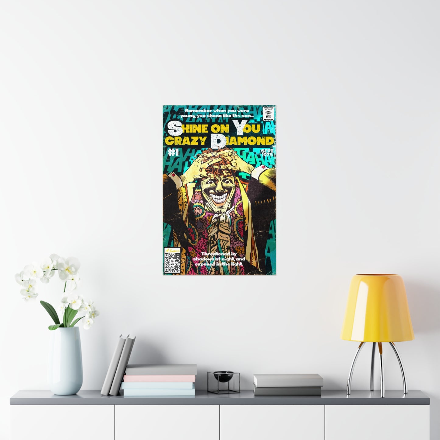 Pink Floyd - Shine on You crazy Diamond - Vertical Matte Poster
