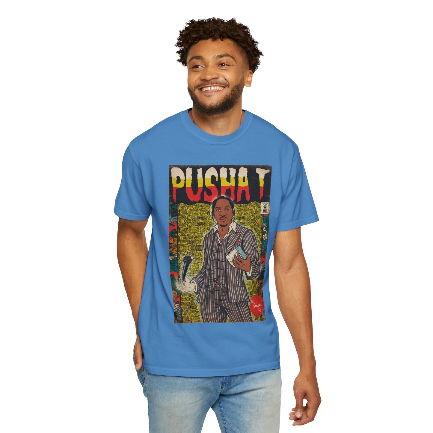 Push - Comic Book Art - Unisex Comfort Colors T-shirt