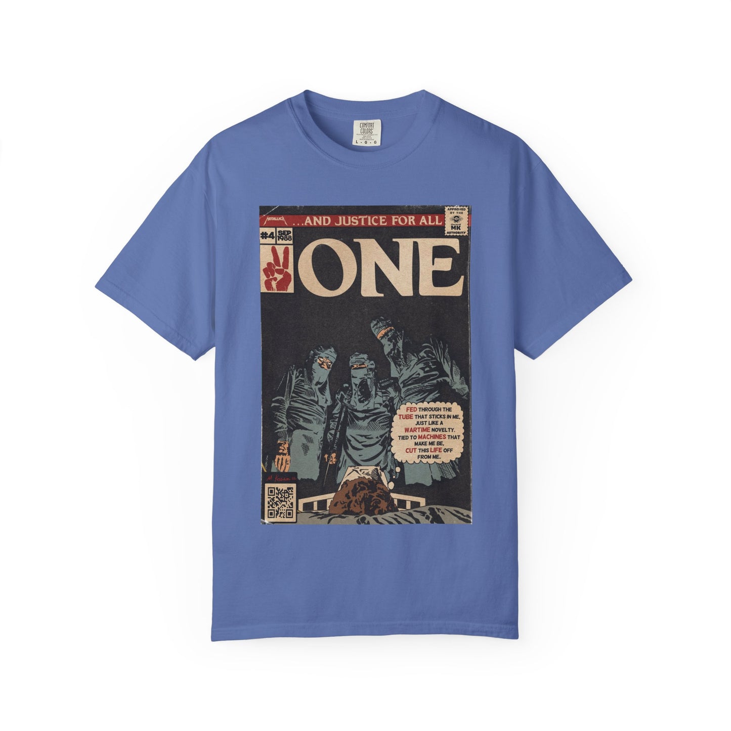Metallica - One - Unisex Comfort Colors T-shirt