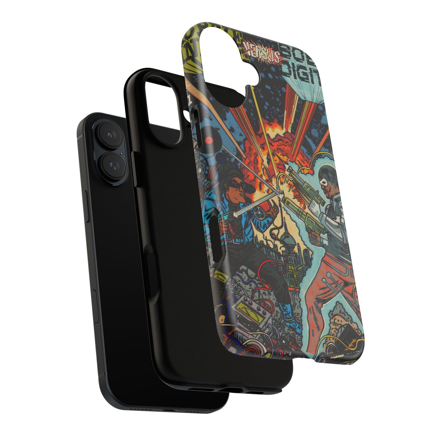 Analog vs. Digital - Tough Phone Cases
