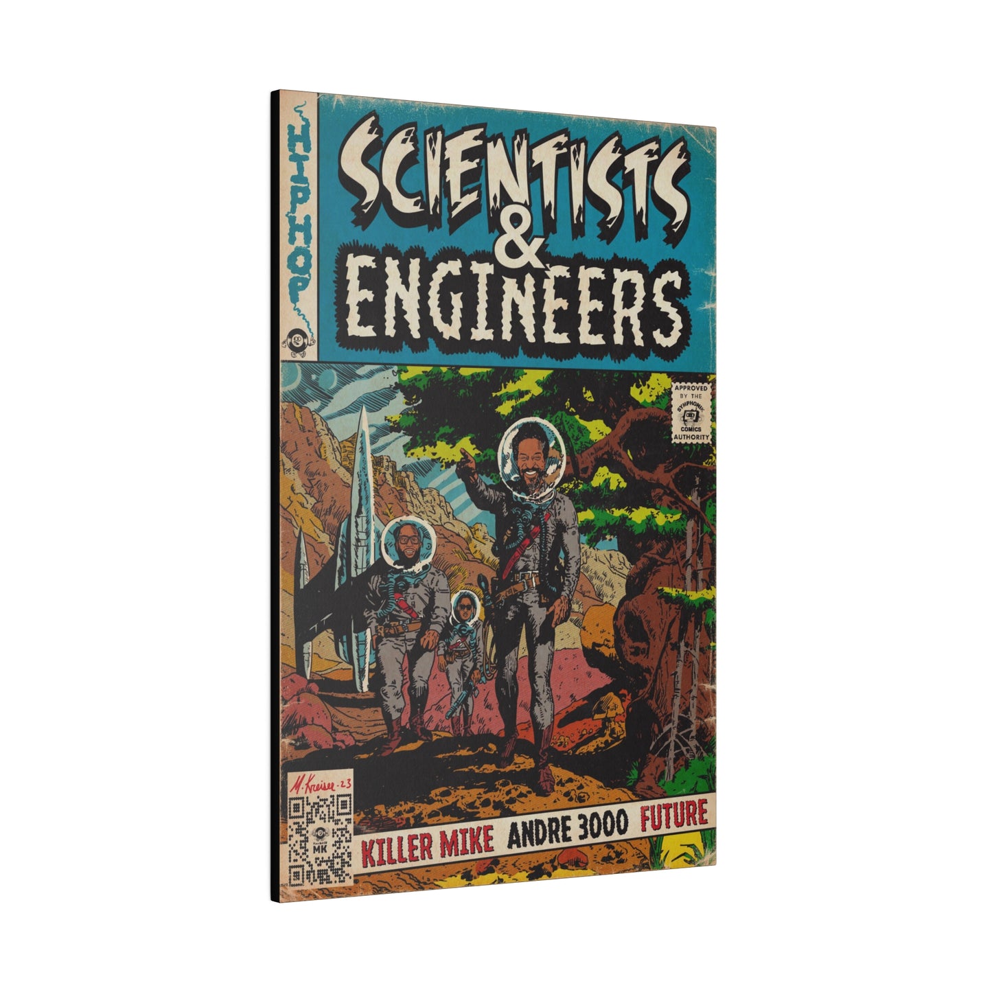 Killer Mike - Scientists & Engineers - Andre 3000 - Future - Matte Canvas, Stretched, 0.75"