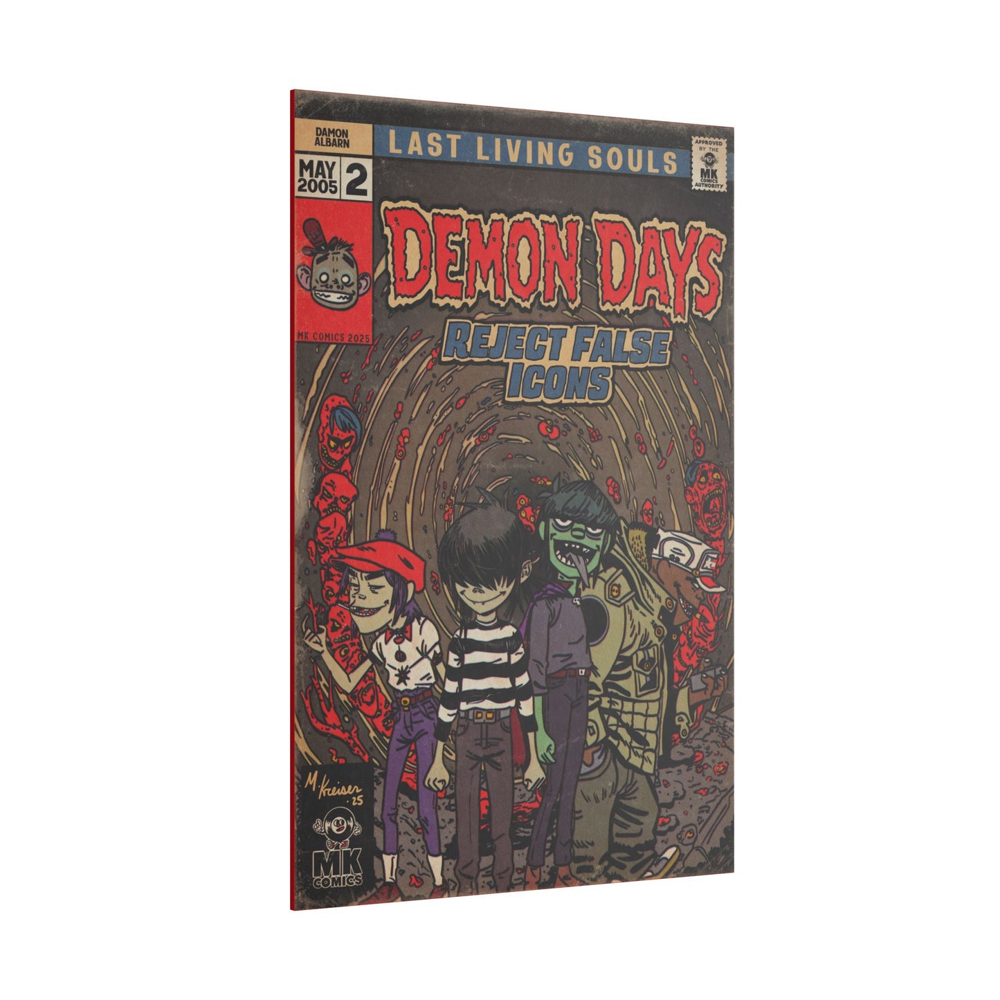 Demon Days - Matte Canvas, Stretched, 0.75" (Multi-Size)