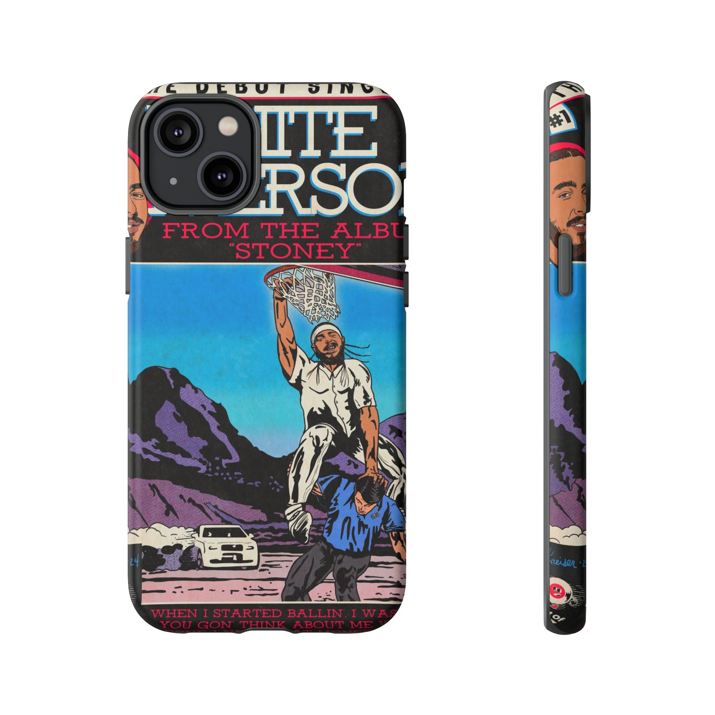 Post Malone - White Iverson - Tough Phone Cases