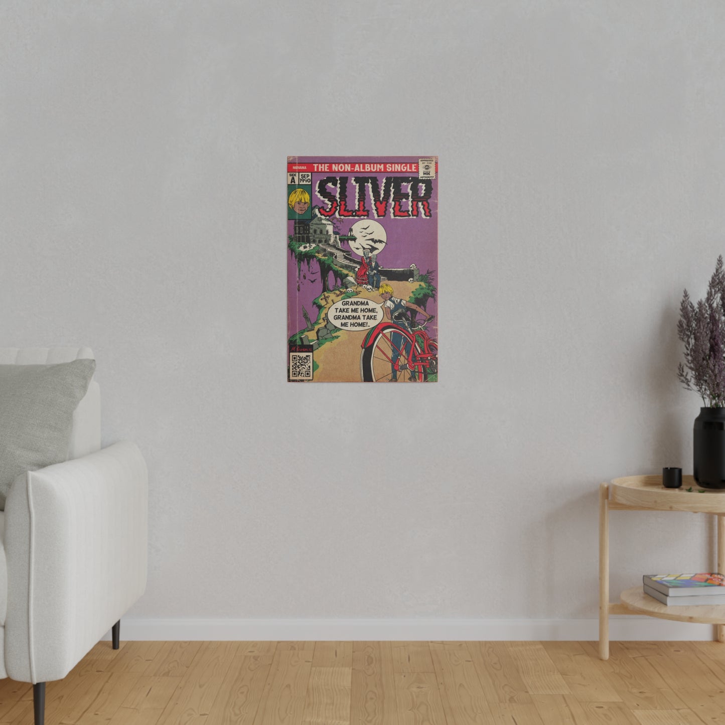 Sliver - Matte Canvas, Stretched