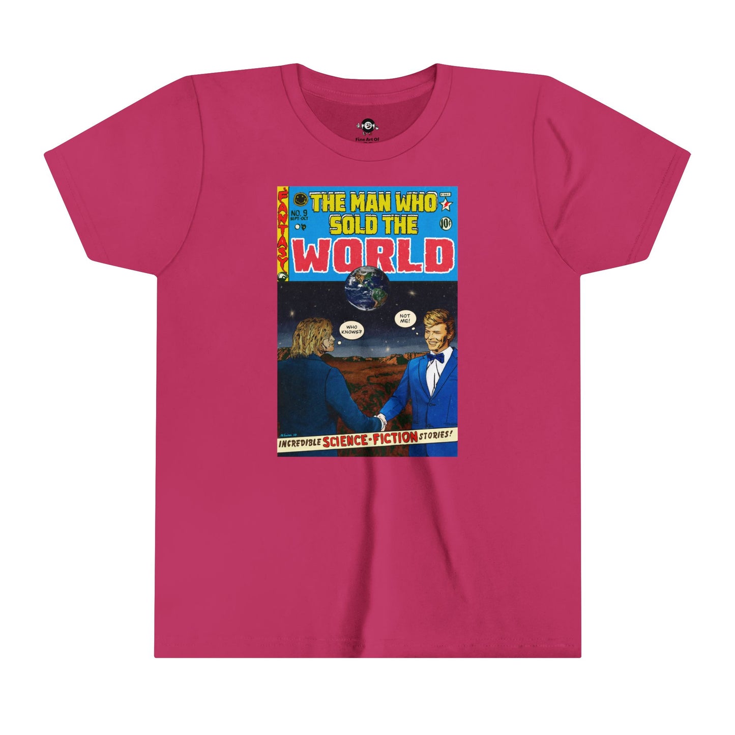 KIDS - Cobain & Bowie - The Man Who Wold The World - Youth Short Sleeve Tee