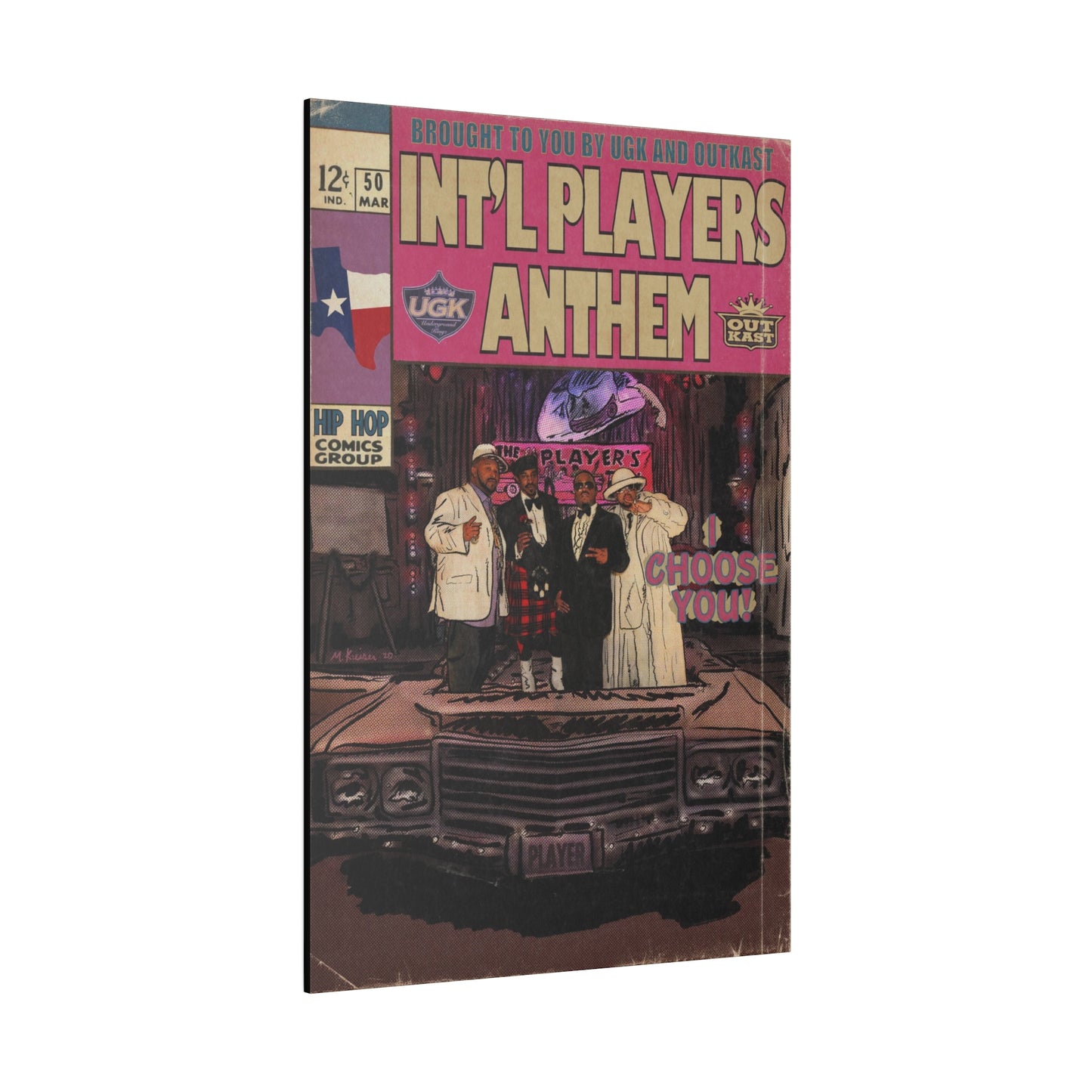UGK & Outkast - Int’l Players Anthem (I Choose You) - Matte Canvas, Stretched, 0.75"