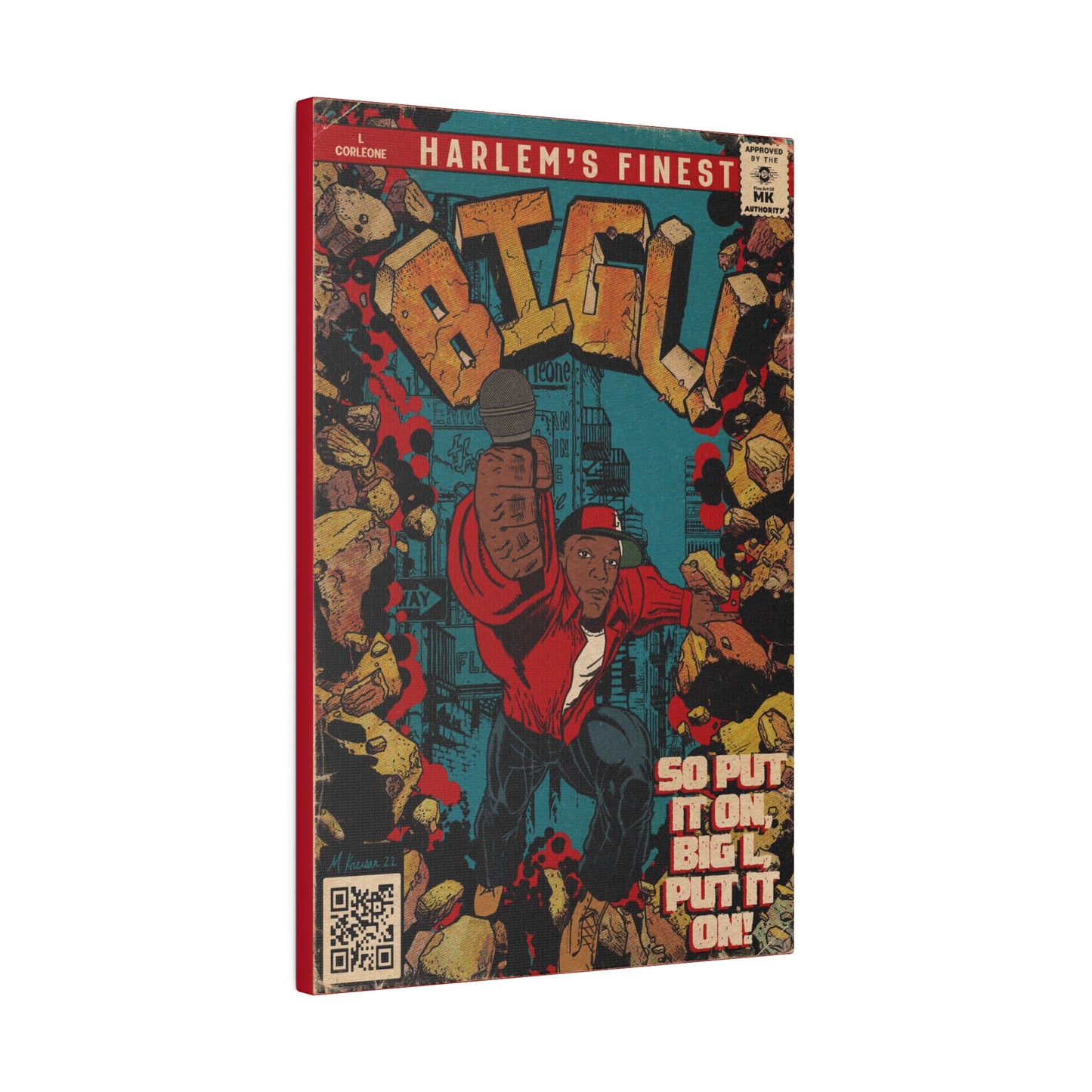 Big L - Put It On - Matte Canvas, Stretched