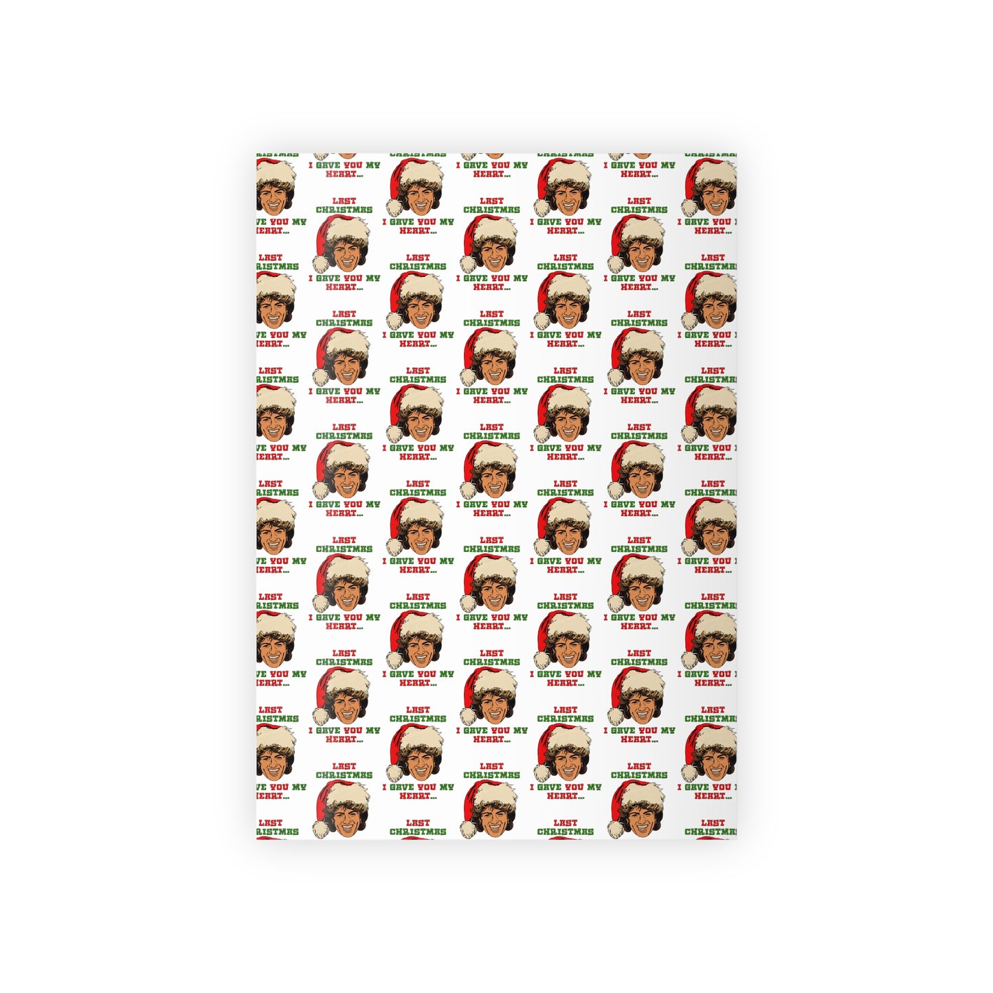 WHAM - Last Christmas- George Michael- Gift Wrapping Paper Rolls, 1pc