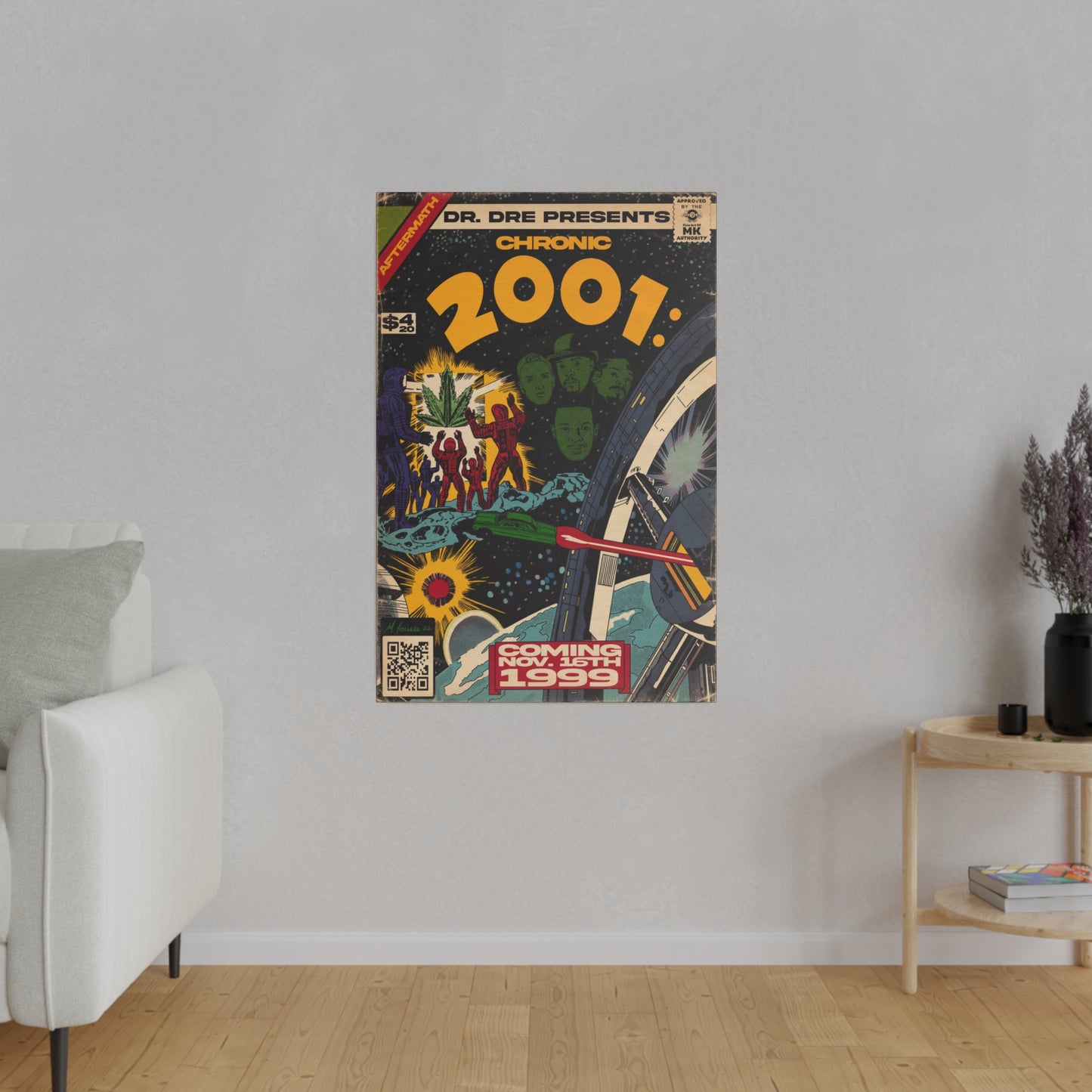 Chronic 2001 - Matte Canvas, Stretched