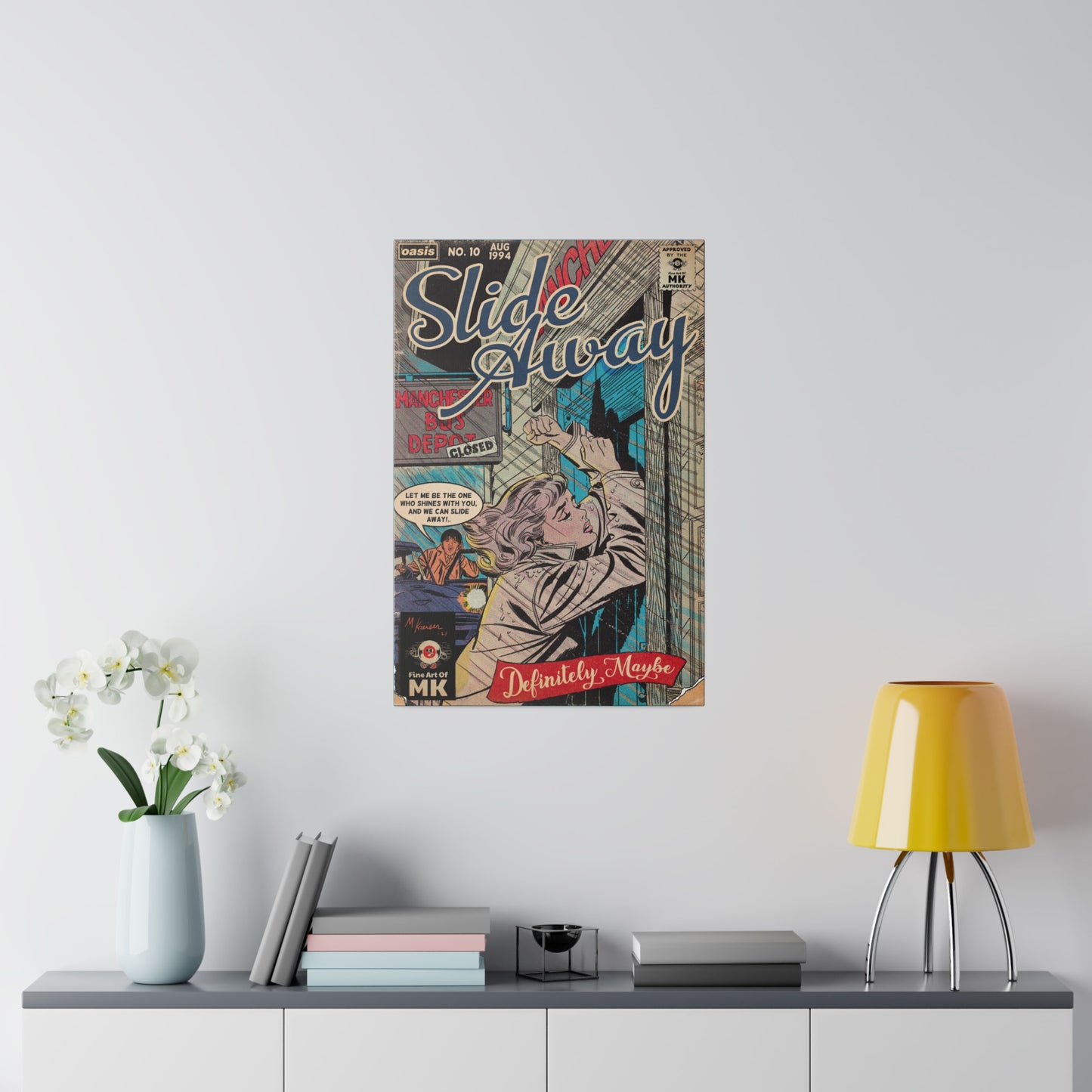 Slide Away - Matte Canvas, Stretched, 0.75"