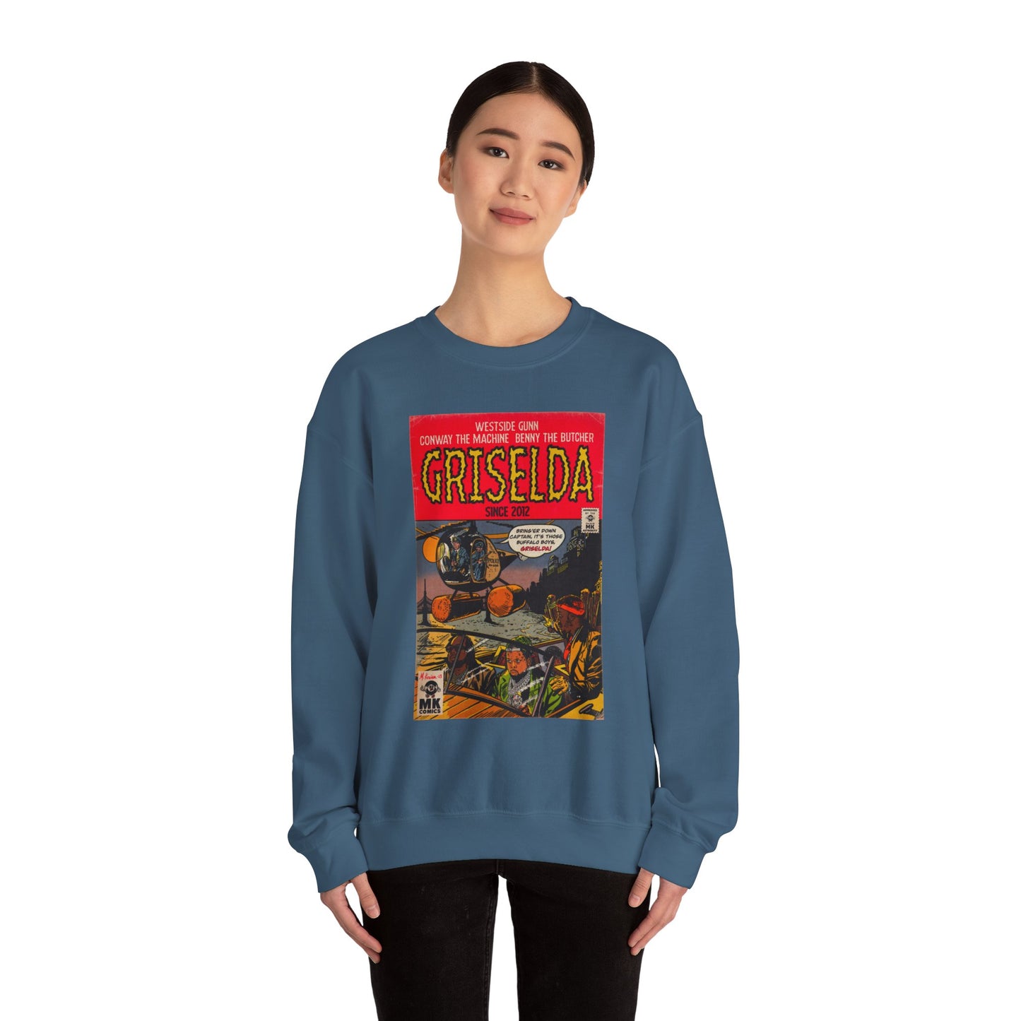 Griselda - Comic Book Art - Unisex Heavy Blend™ Crewneck Sweatshirt