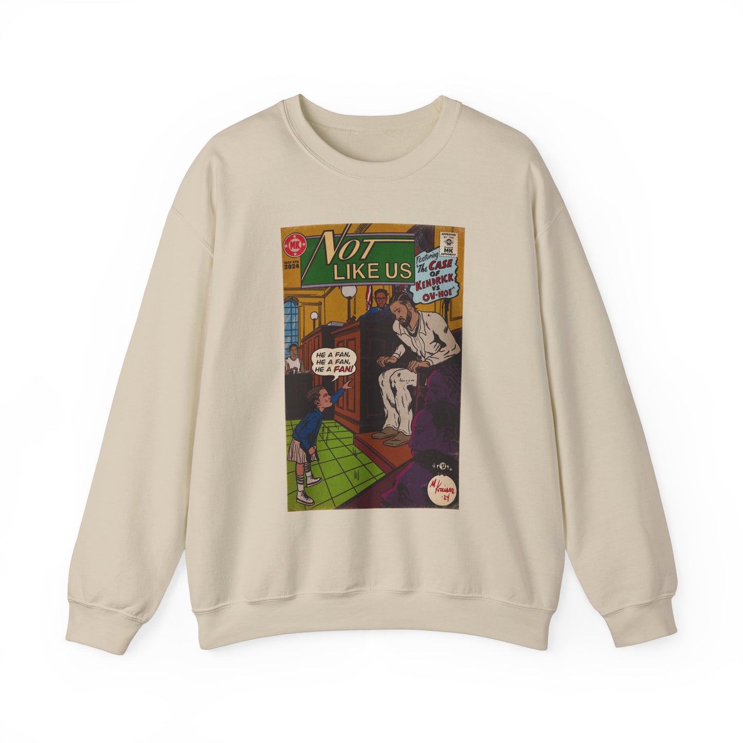 Not Like Us - Unisex Heavy Blend™ Crewneck Sweatshirt