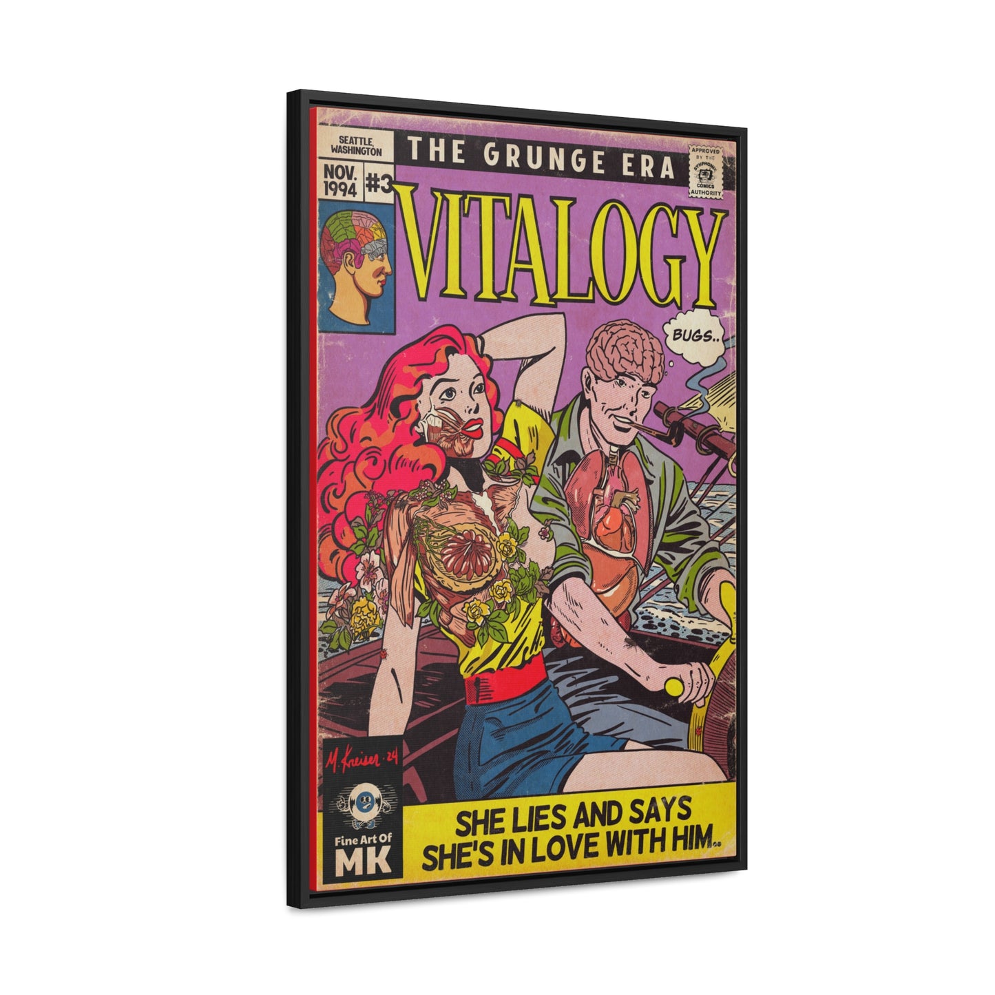 Vitalogy - Gallery Canvas Wraps, Vertical Frame