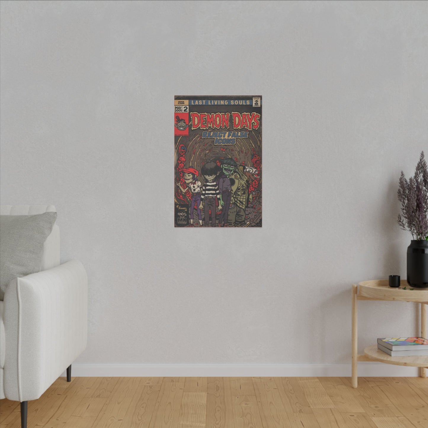 Demon Days - Matte Canvas, Stretched, 0.75" (Multi-Size)