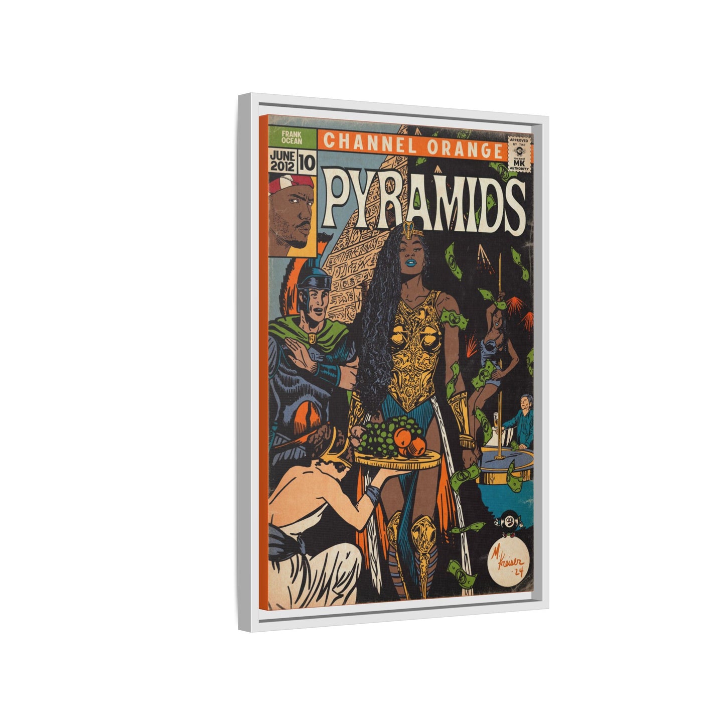 Frank Ocean - Pyramids - Gallery Canvas Wraps, Vertical Frame