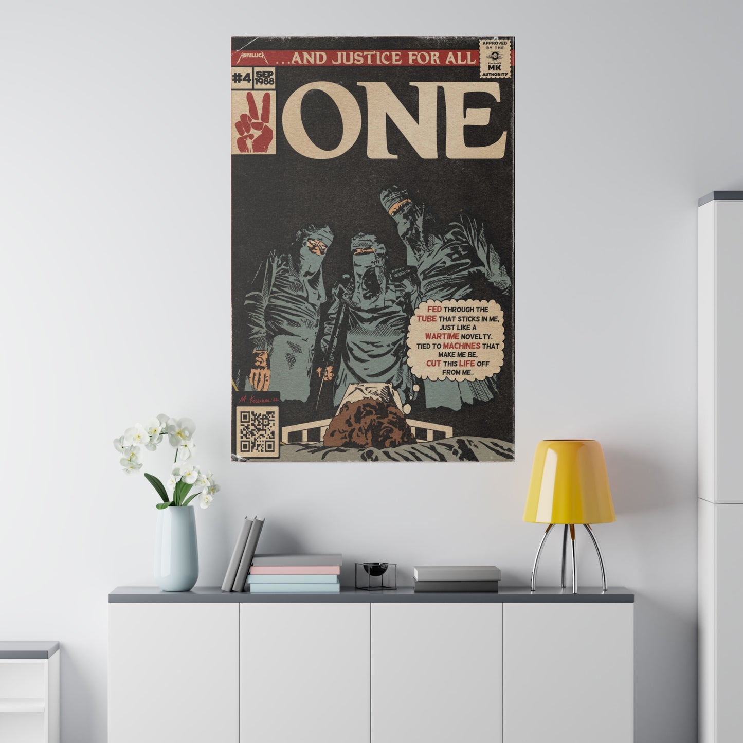 Metallica- One - Matte Canvas, Stretched, 0.75"
