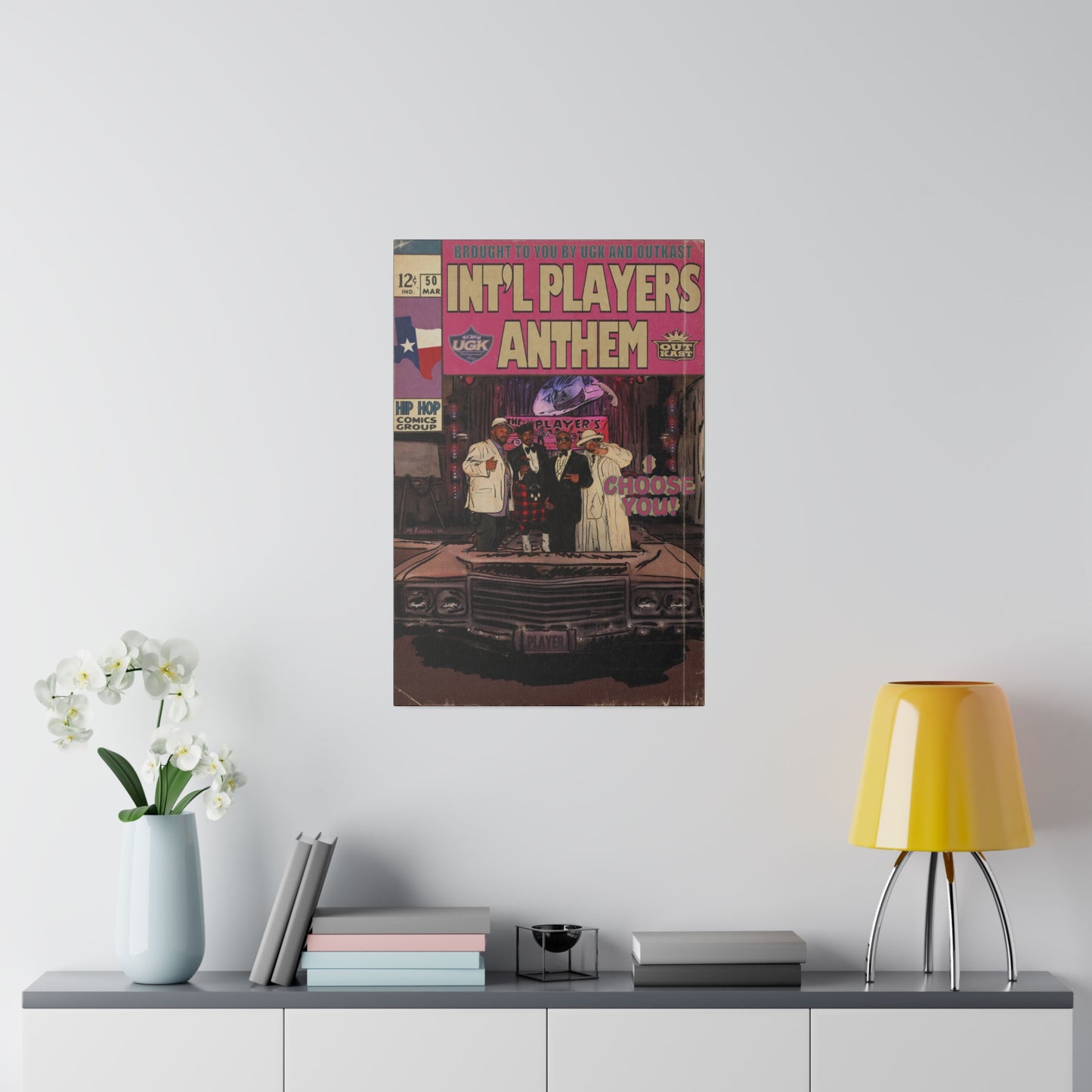 UGK & Outkast - Int’l Players Anthem (I Choose You) - Matte Canvas, Stretched, 0.75"