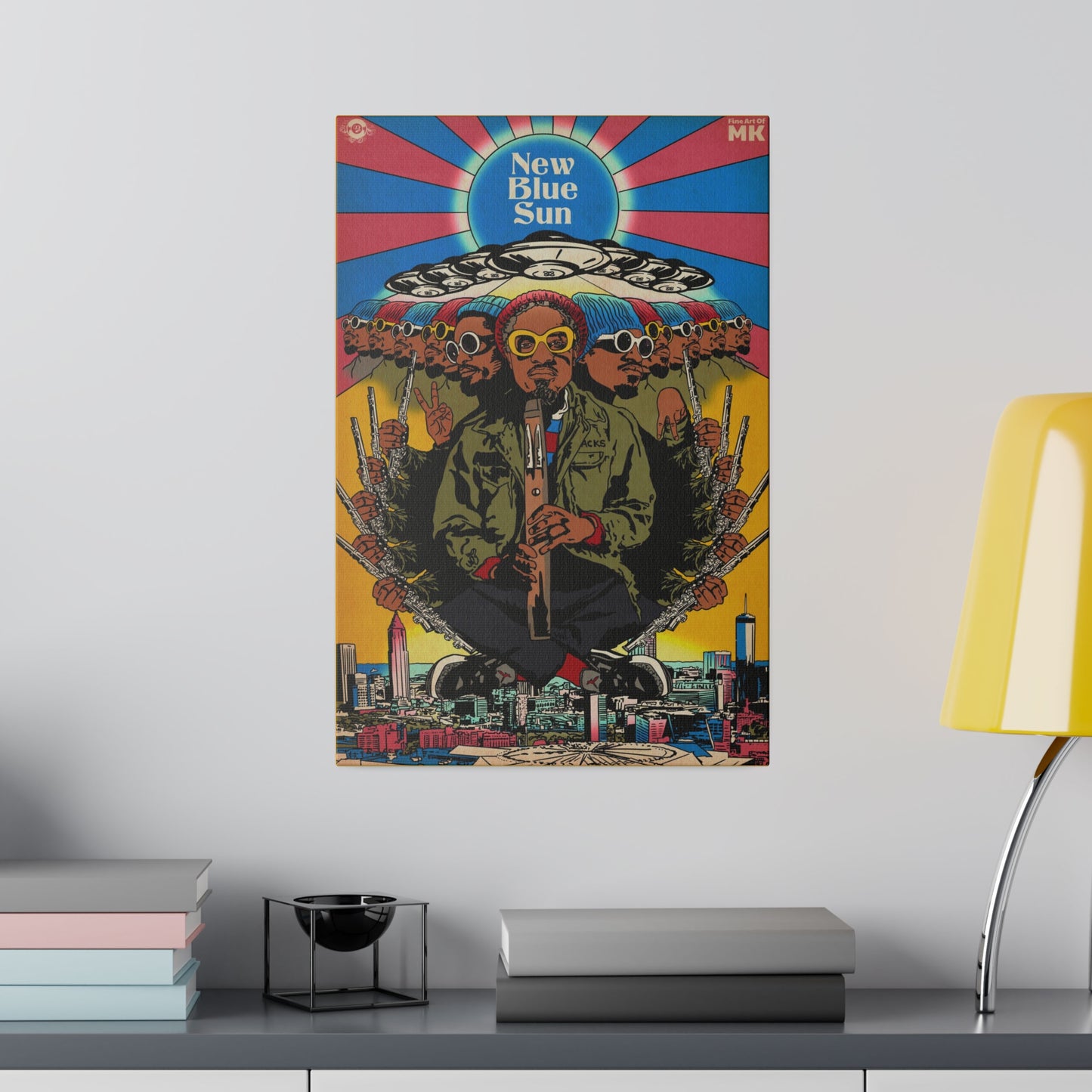 Andre 3000 - New Blue Sun - Matte Canvas, Stretched, 0.75"