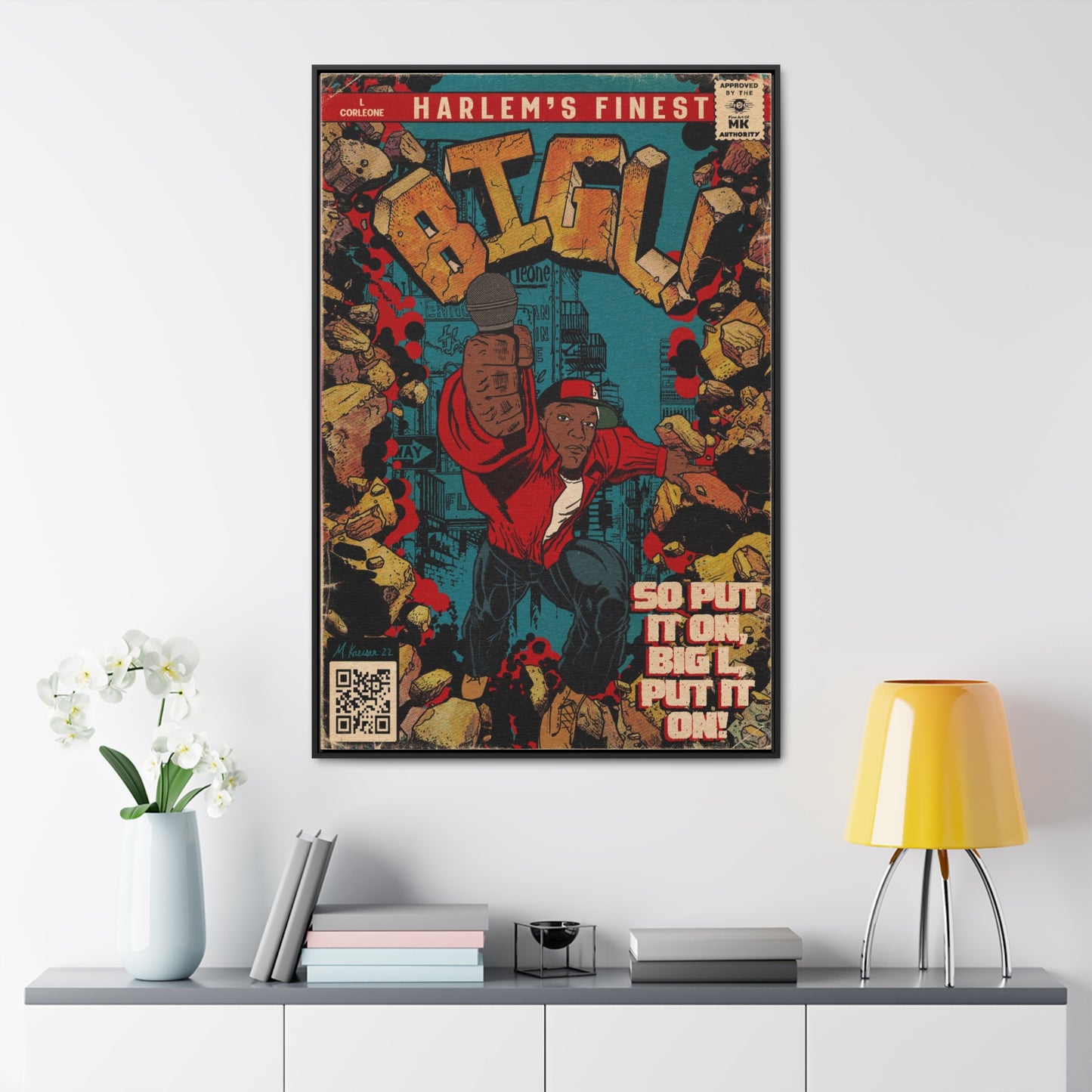 Big L - Put It On - Gallery Canvas Wraps, Vertical Frame