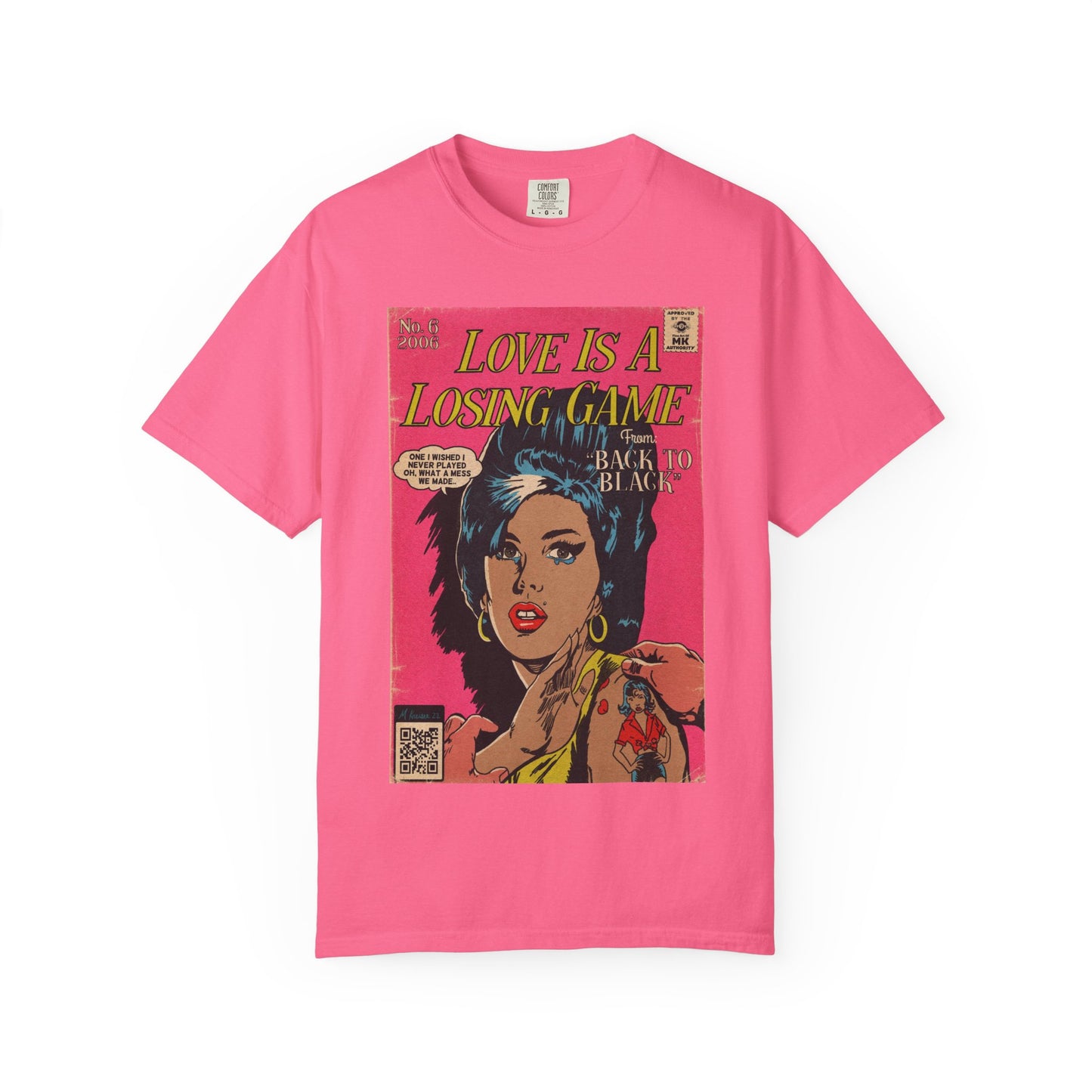 Amy Winehouse - Love is a Losing Game - Unisex Comfort Colors T-shirt