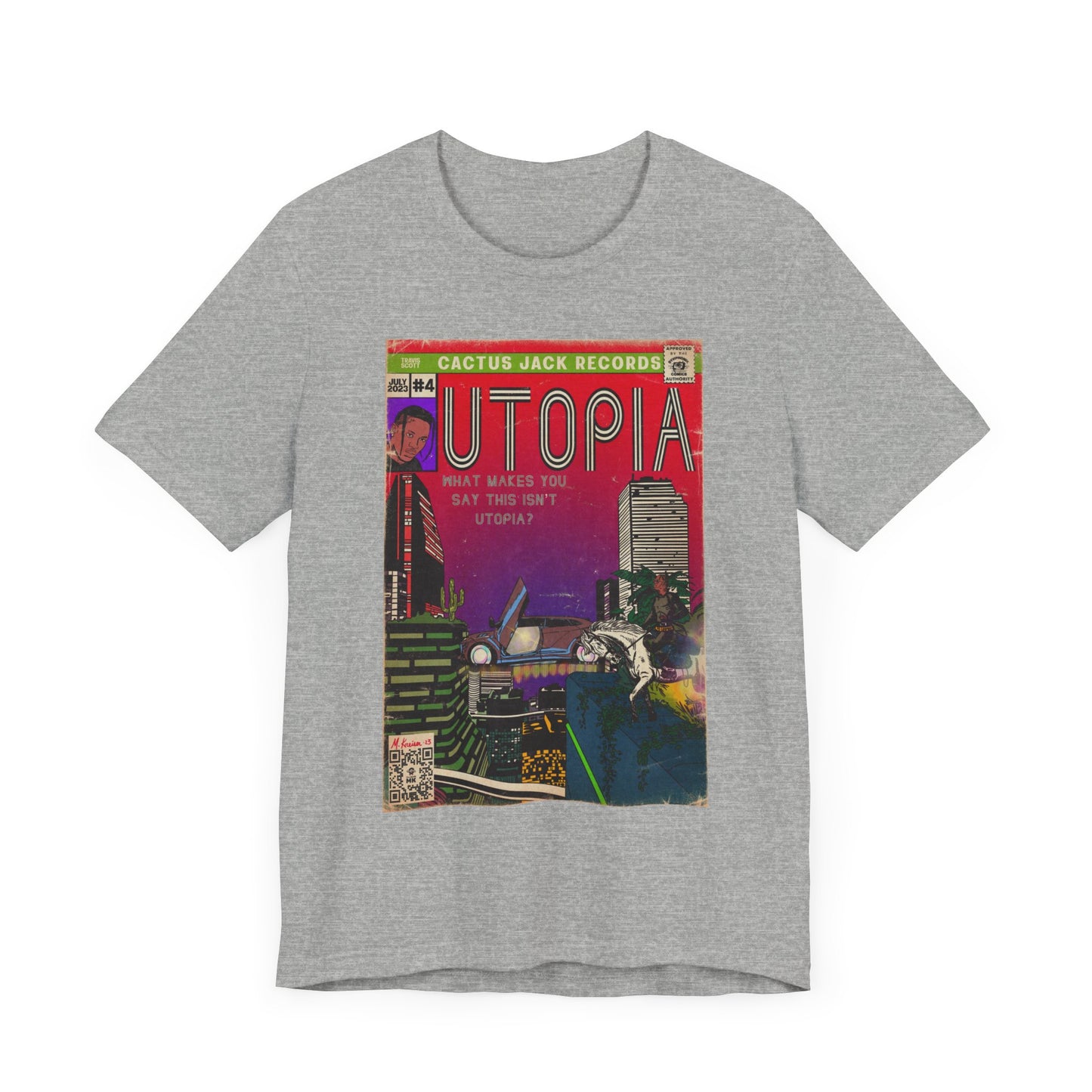 Travis Scott - Utopia - Unisex Jersey Short Sleeve Tee