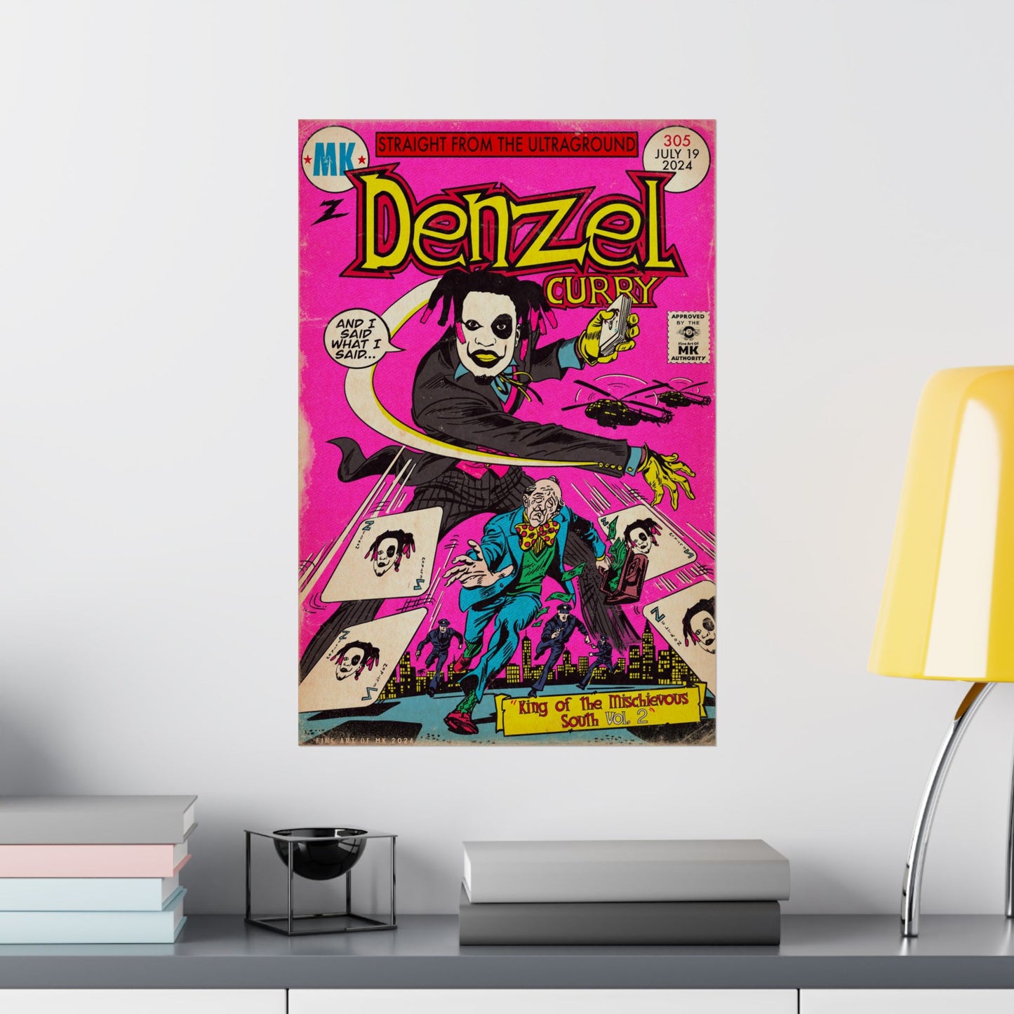 Denzel Curry - King of the Mischievous South 2 - Matte Vertical Poster
